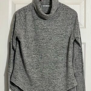 Sweet Romeo Heather Gray Cowl Neck Sweater